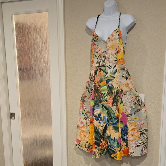 FARM Rio Dresses & Skirts - FARM Rio Multicolor Floral Midi Dress